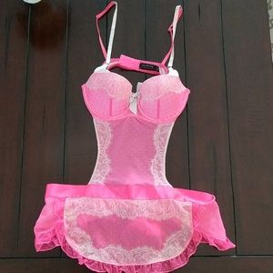 Victoria's Secret Hot pink lingerie